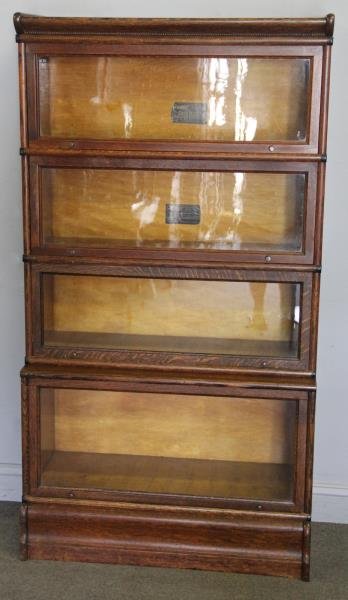Stacking Oak Barrister Bookcase. (1 of 5)