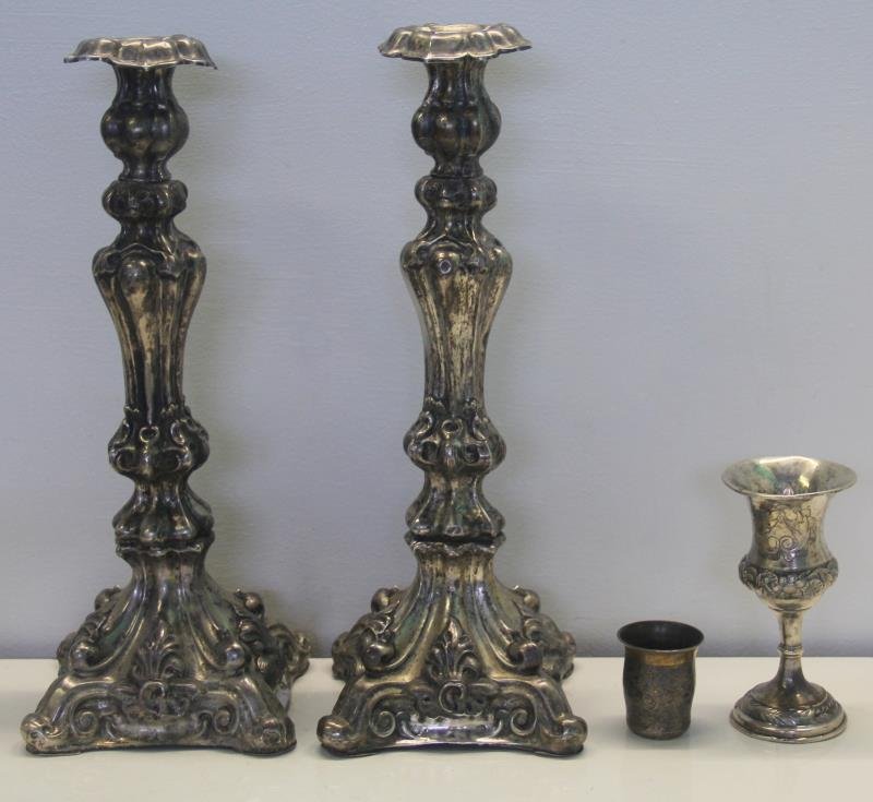 SILVER. Grouping of Antique Continental Silver. (1 of 8)