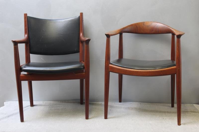 Hans Wegner; Johannes Hansen Chair Lot. (1 of 8)