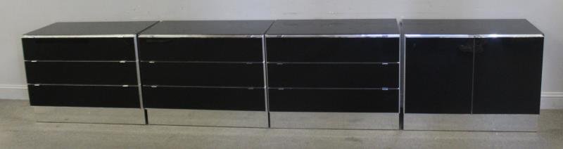 Set of 4 Italian Modern Elio Cabinets. (1 of 5)