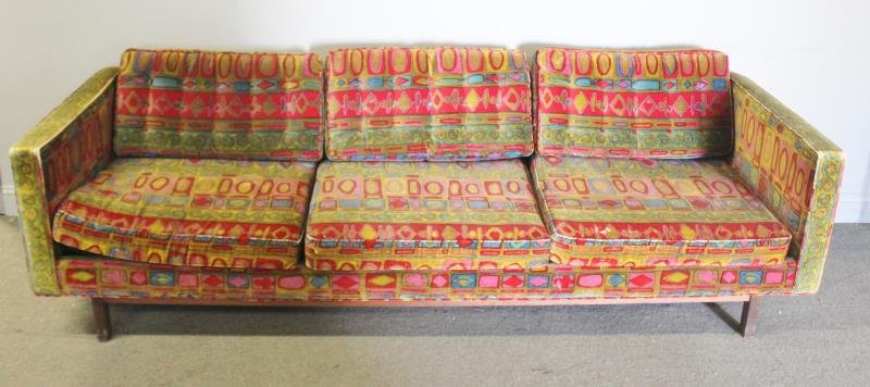 Midcentury Jack Lenor Larsen Upholstered Sofa. (1 of 4)