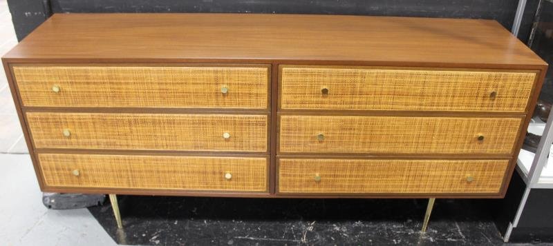 Midcentury Cane Front Harvey Prober Dresser. (1 of 5)