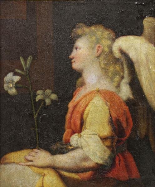16th/17th C. Florentine School. Angel Gabriel. (1 of 8)