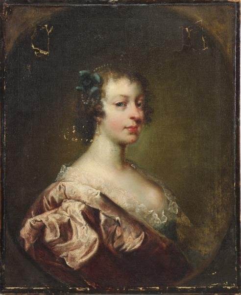 18th/19th C. Oil on Canvas Portrait of a Beauty. (1 of 8)