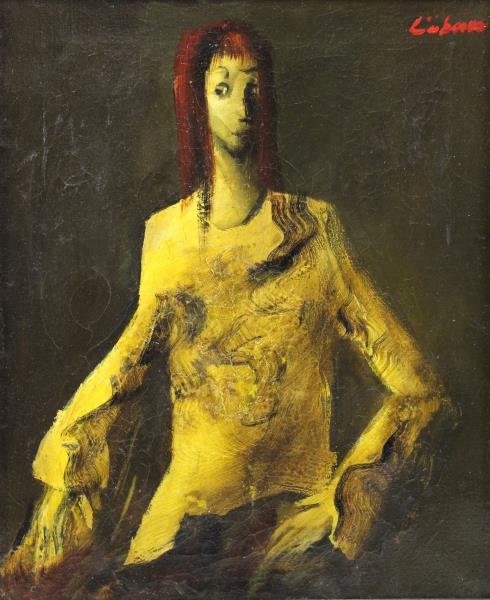 Signed Early 20th C. Oil on Canvas. Seated Woman. (1 of 5)