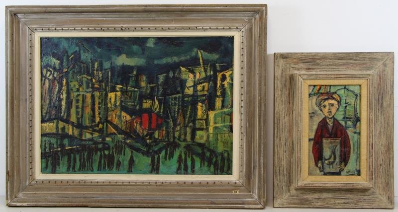 KLEINHOLZ, Frank. Two Oils. (1 of 10)
