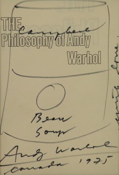 WARHOL, Andy. "The Philosophy of Andy Warhol" (1 of 4)