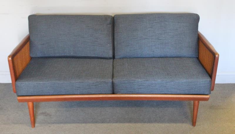 Midcentury Peter Hvidt Cane Side Daybed. (1 of 5)
