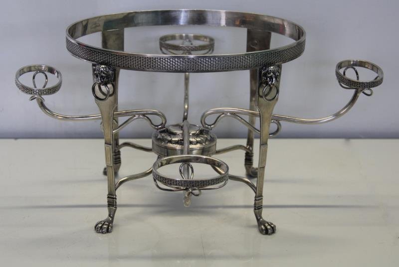 SILVER. Early 19th C English Silver Epergne or (1 of 5)