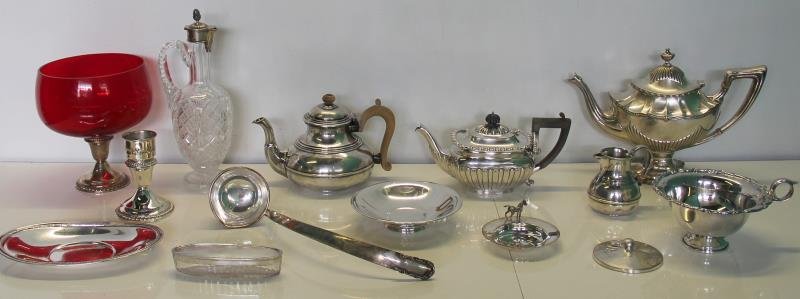 SILVER. Large Grouping of Assorted Silver Hollow (1 of 10)