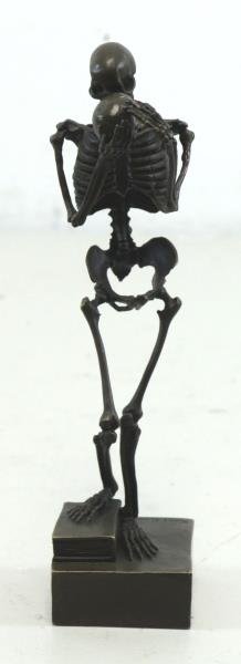 KAUBA, Carl. Bronze "Death Contemplating Death". (1 of 7)