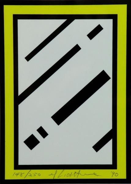 LICHTENSTEIN, Roy. Color Screen Print "Mirror" (1 of 3)