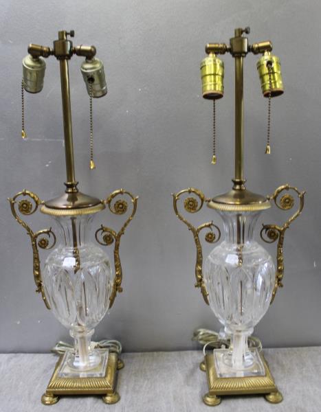 Pair of Fine Quality Cut Glass Gilt Metal Mounted (1 of 5)