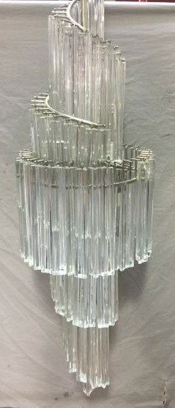 Midcentury Camer Spiral Chandelier. (1 of 2)