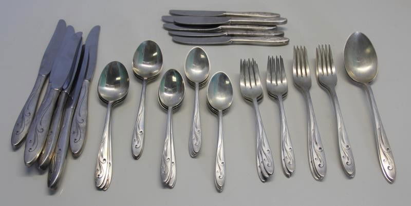 STERLING. Towle Awakening Flatware Service for 6. (1 of 4)