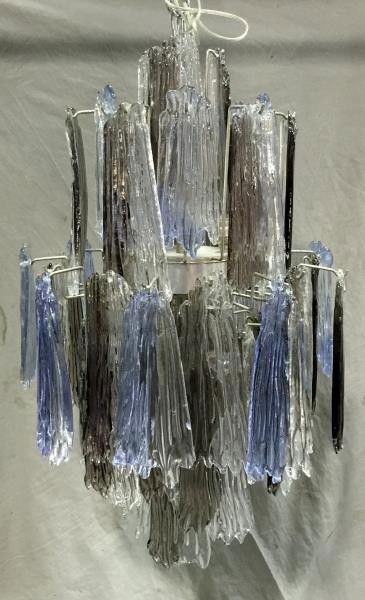 Midcentury Mazzega Italian Glass Chandelier. (1 of 3)
