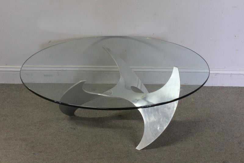 Midcentury Knut Hesterberg Propeller Coffee Table. (1 of 2)