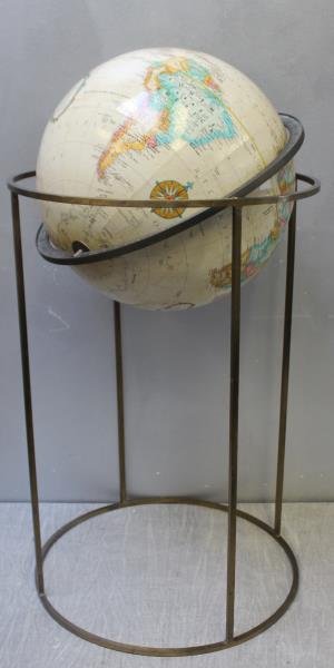 Midcentury Paul McCobb Globe on Stand. (1 of 4)