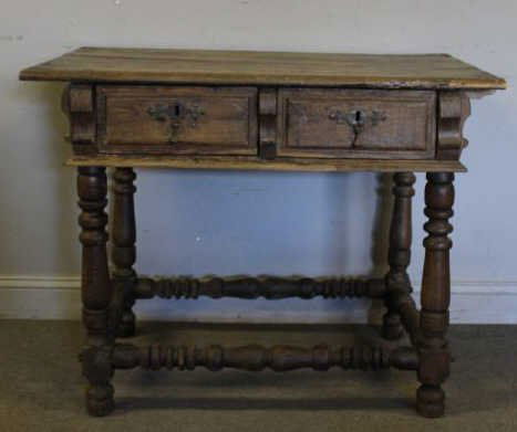 Antique 19th Century Spanish Writing Table. (1 of 7)
