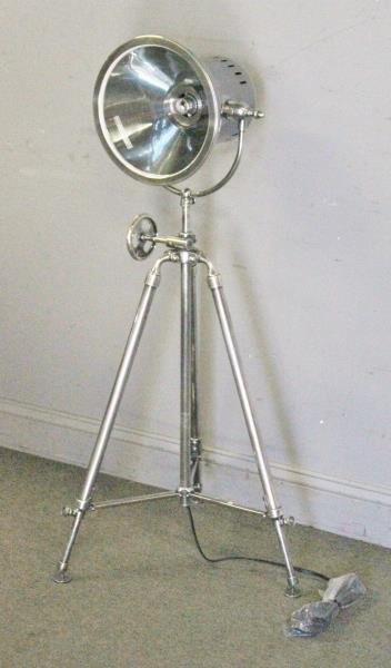 Industrial Style Steel Spotlight Floor Lamp. (1 of 3)