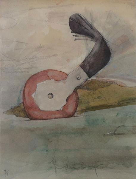 OLDENBURG, Claes. Offset Lithograph. "Proposal for (1 of 6)