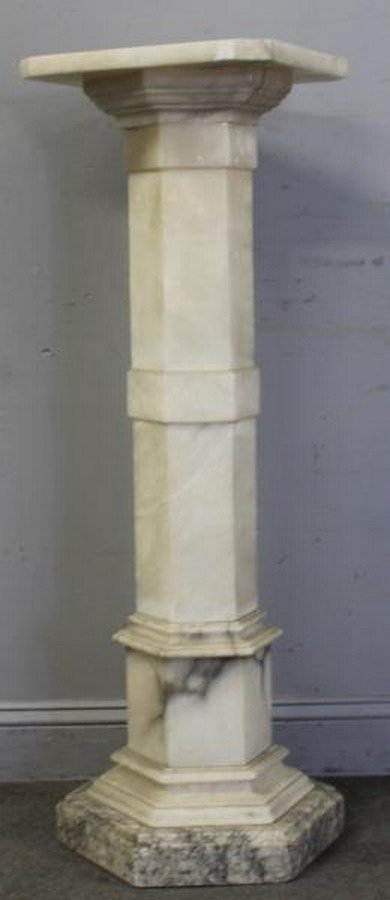 Antique Marble Pedestal. (1 of 4)