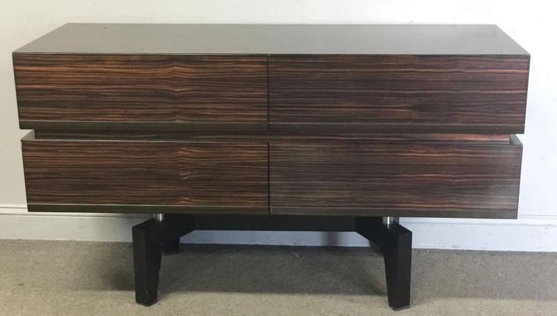 Midcentury Style Macassar Four Drawer Cabinet. (1 of 5)