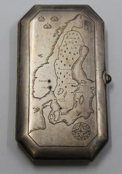 SILVER. Swedish Silver, Ruby, and Sapphire Case. (1 of 7)