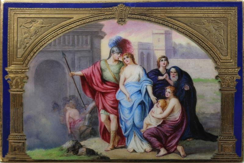 SILVER. Continental .900 Silver and Enamel (1 of 6)