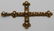 JEWELRY. 18kt Gold and Pearl Cross Pendant. - 2