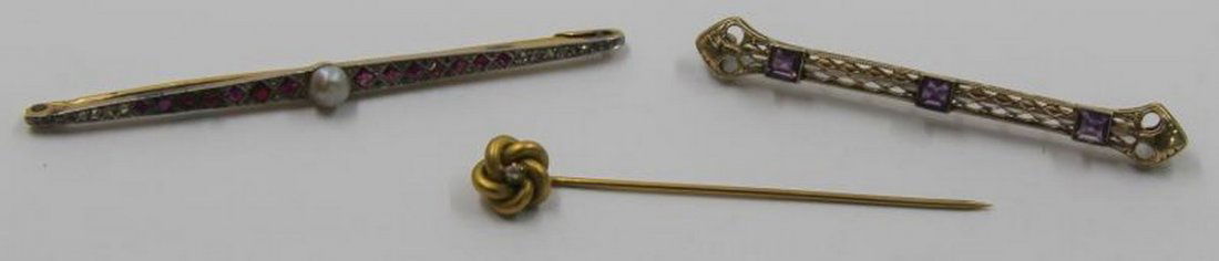 JEWELRY. Antique Jewelry Grouping. (1 of 6)