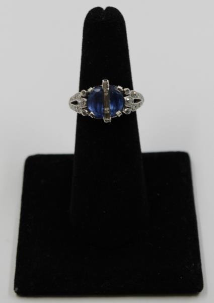 JEWELRY. Art Deco Style Sapphire, Diamond, and (1 of 4)