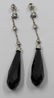 JEWELRY. Art Deco Style Onyx, Diamond, and