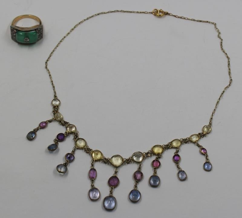 JEWELRY. Assorted Colored Gem and Diamond. (1 of 5)