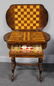 Victorian Burl Walnut Flip Top Game Table.