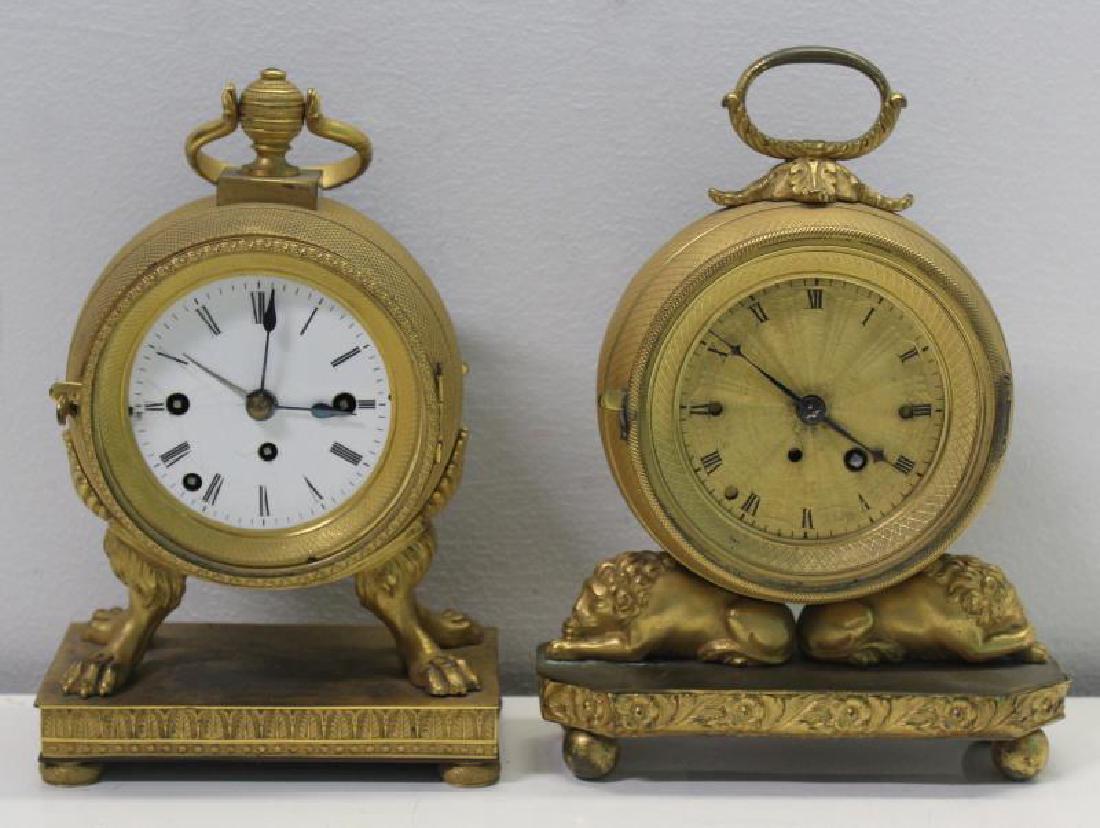 2 Clocks With The Finest Quality Dore Bronze Case (1 of 12)