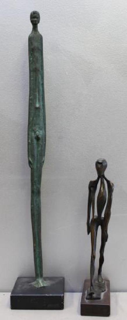 2 Bronze Sculptures 1 Signed 1 Not. (1 of 7)