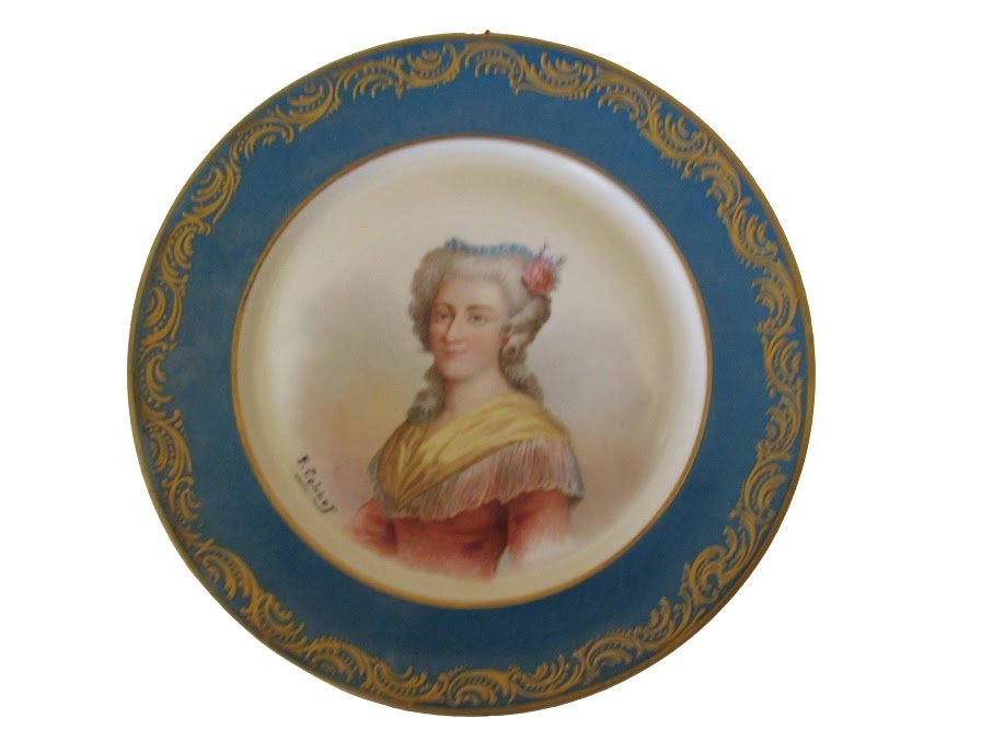 French Sevres Plate (1 of 2)