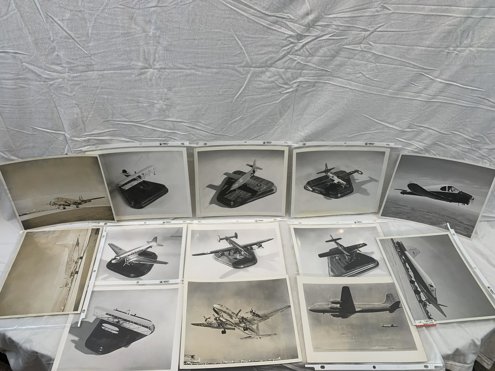 StromBecker Planes: many photos, correspondance, patents, concepts, trademark, copyright that show the process on how permission was granted from airline to model toy company