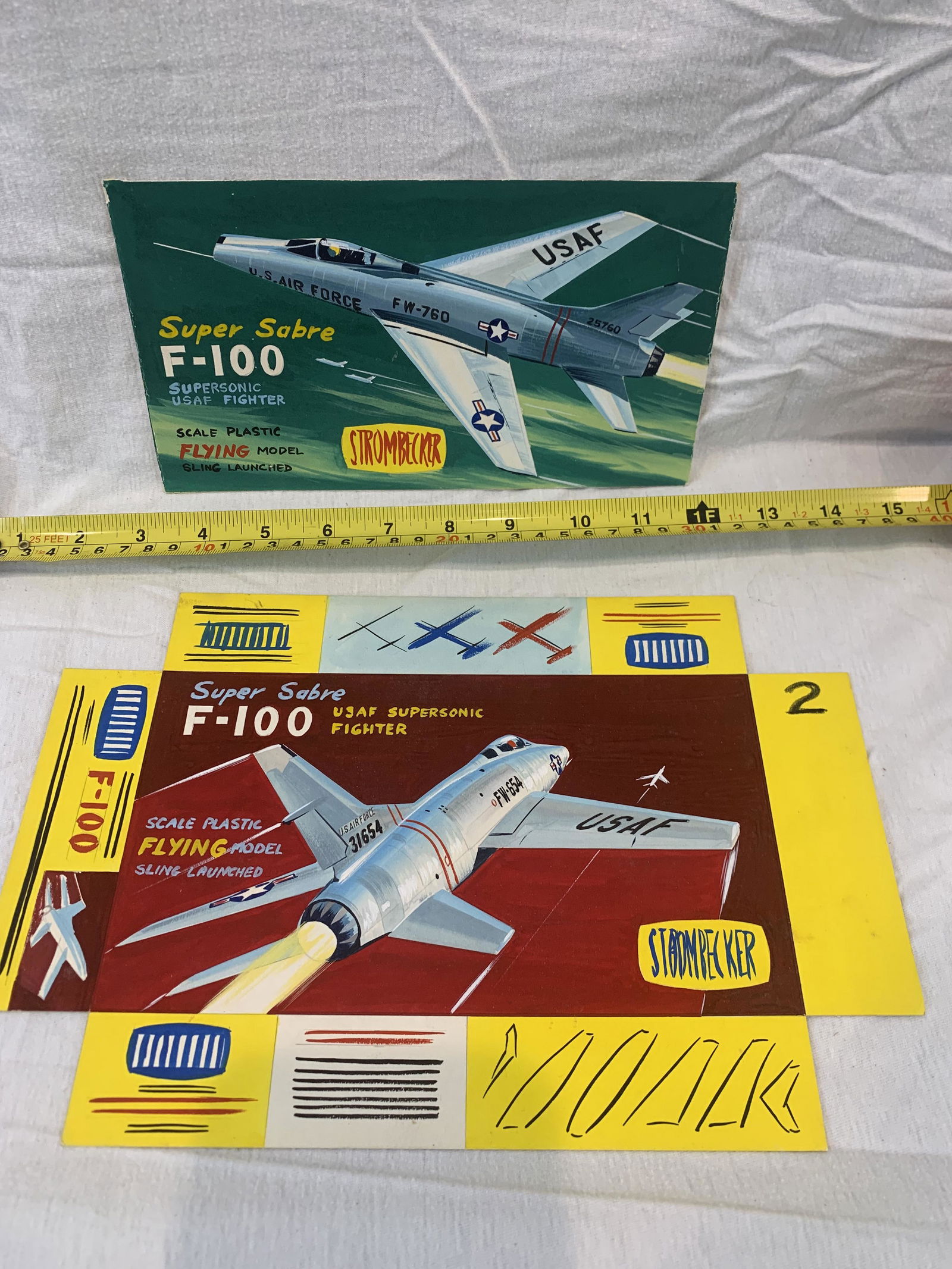 StromBeckersuper Sabre F-100 Model kit concept art (1 of 5)