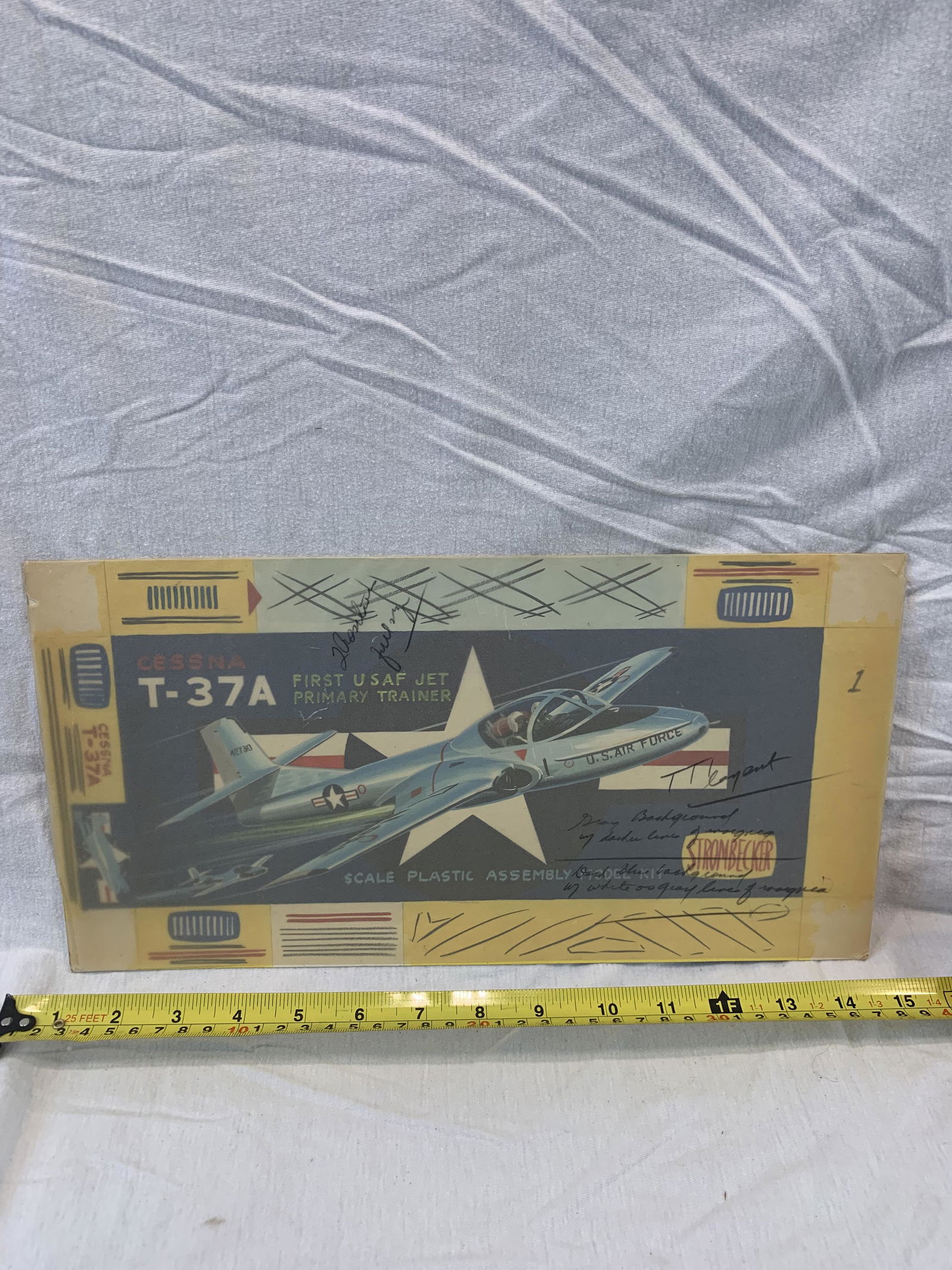 StromBecker Cessna T-37A model kit concept art (1 of 6)