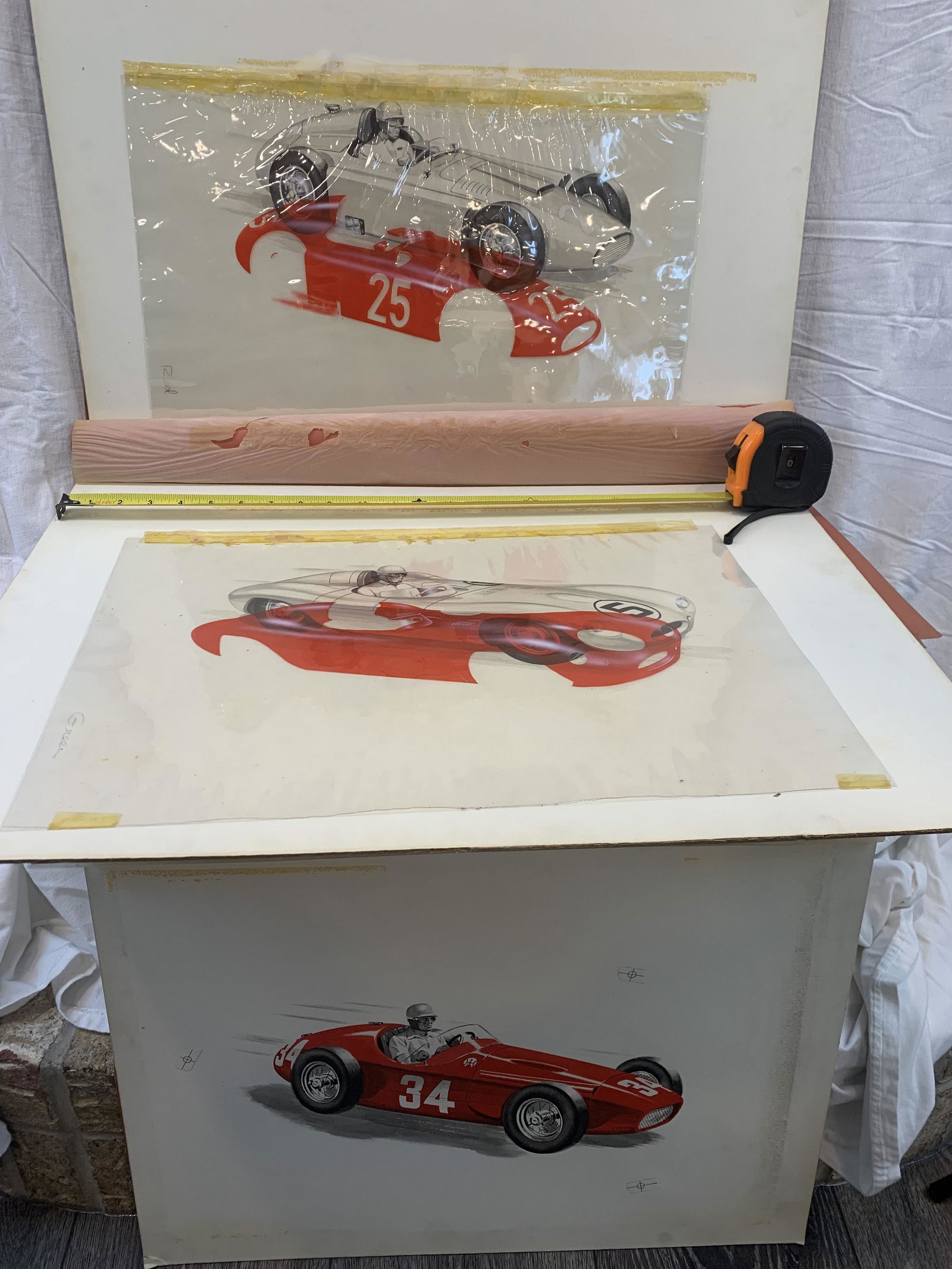 StromBecker Model car concept art red car, photo, box art (3) (1 of 5)