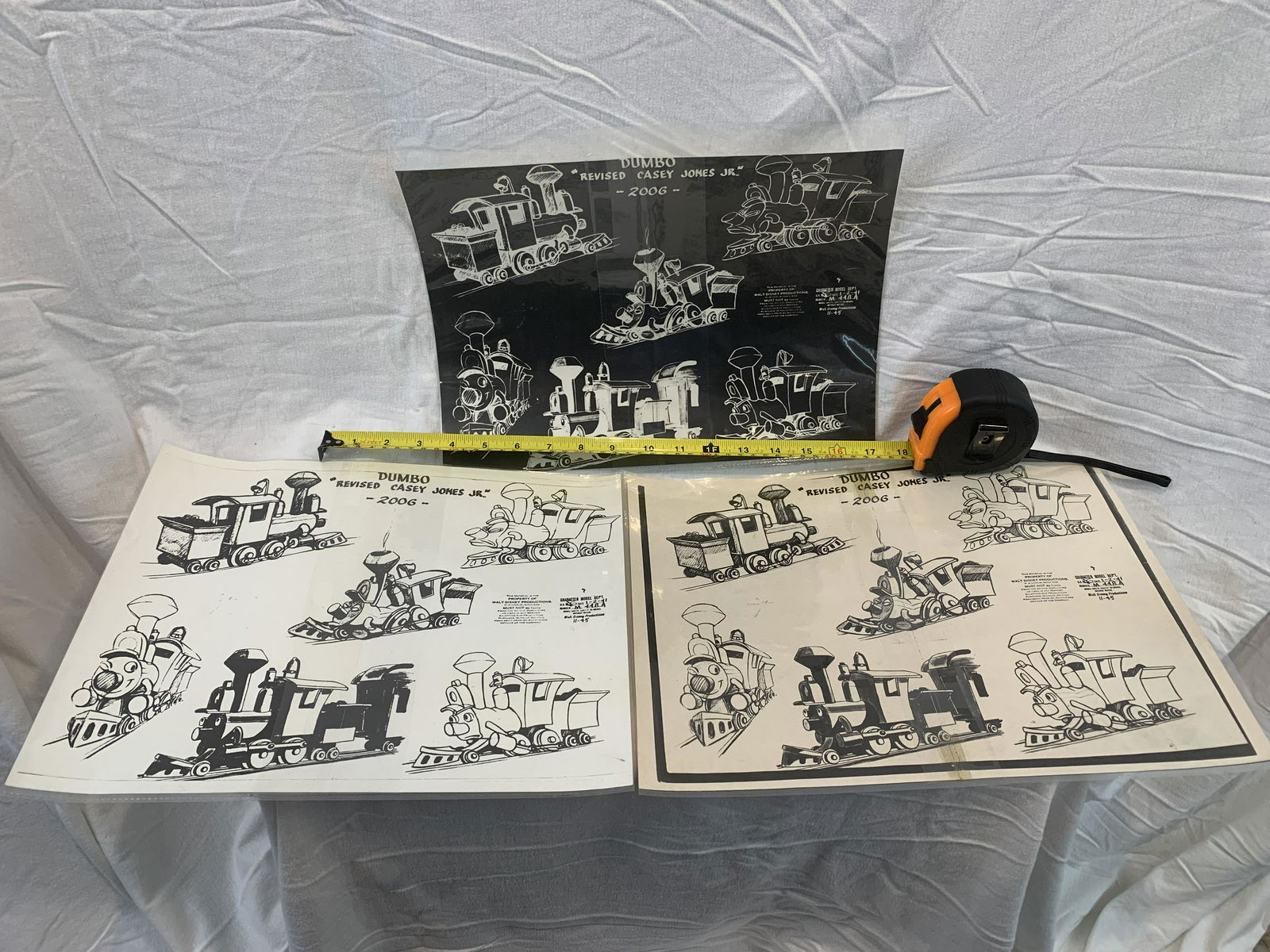 Motion range art Dumbo's "revised Casey Jones Jr" (1 of 7)