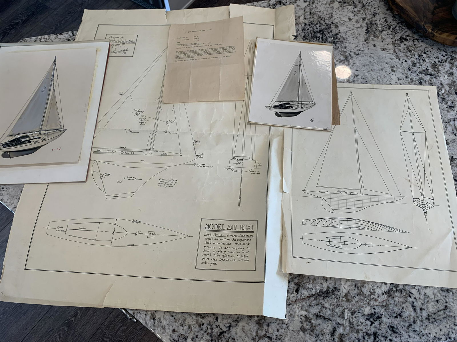 StromBecker model sailboat proposal drawing (1 of 9)