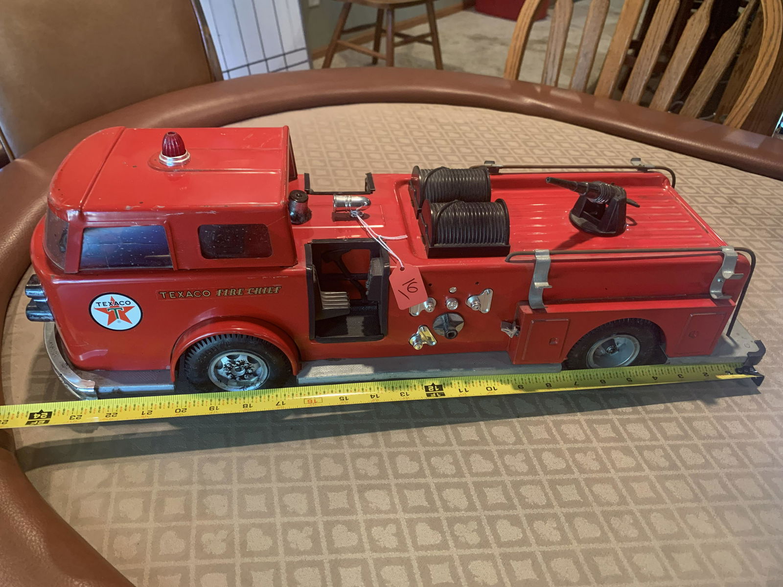 BUDDY L TEXACO FIRE CHIEF: BUDDY L TEXACO FIRE CHIEF