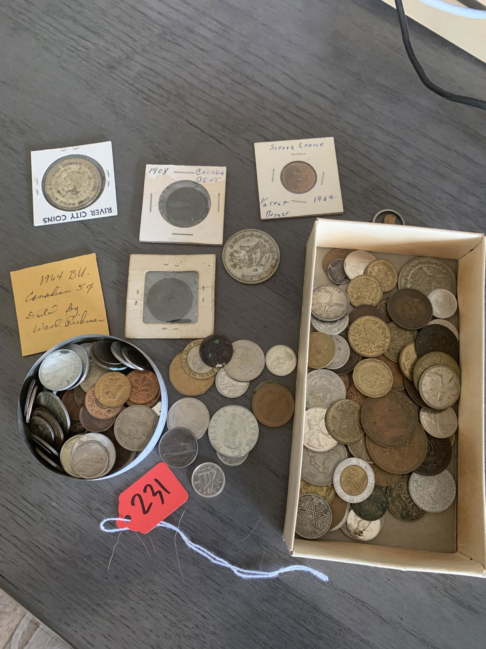 LOT OF MISC FOREIGN COINS (1 of 4)