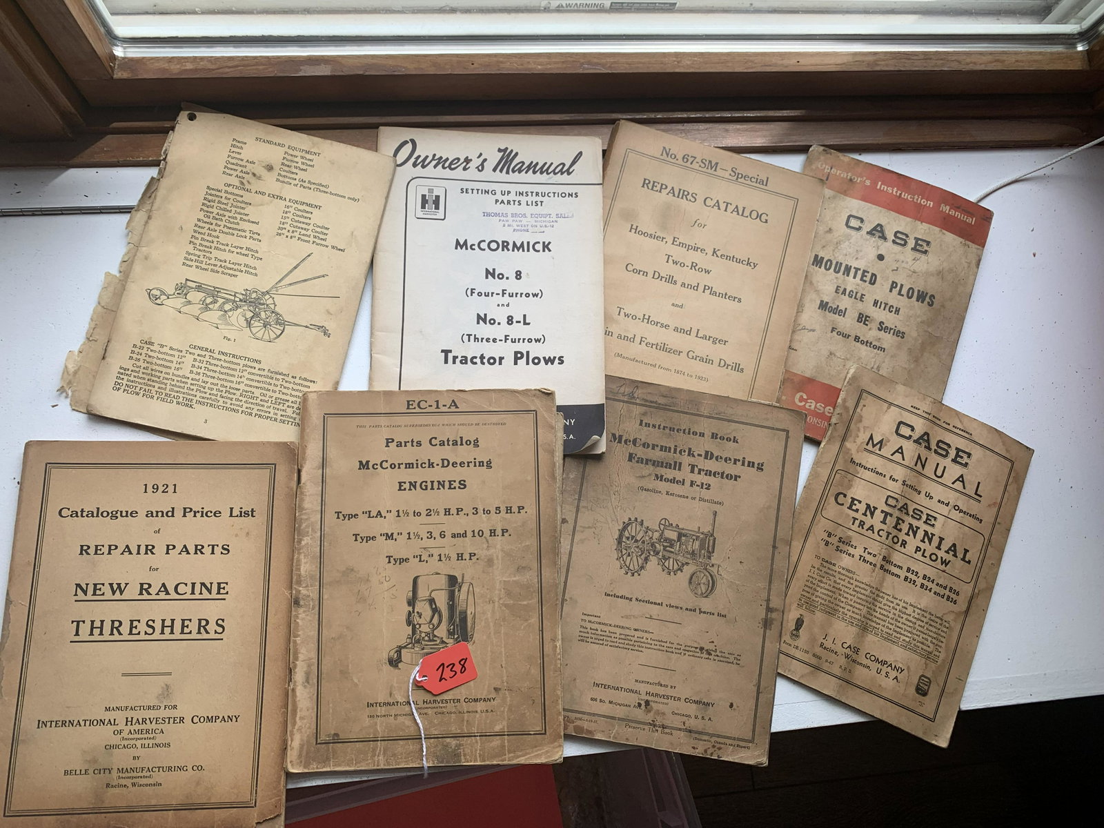 RARE SET OF IH, CASE,MCCORMICK BOOKS: RARE SET OF IH, CASE,MCCORMICK BOOKS
