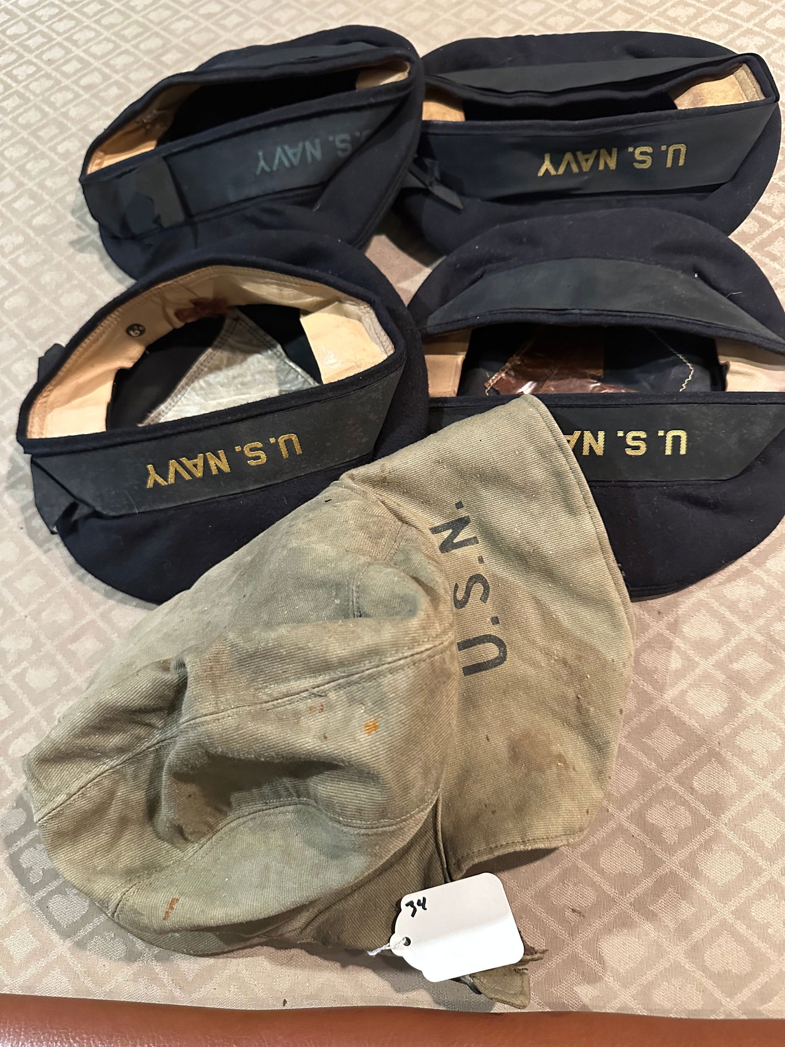 5 US NAVY HATS (1 of 9)
