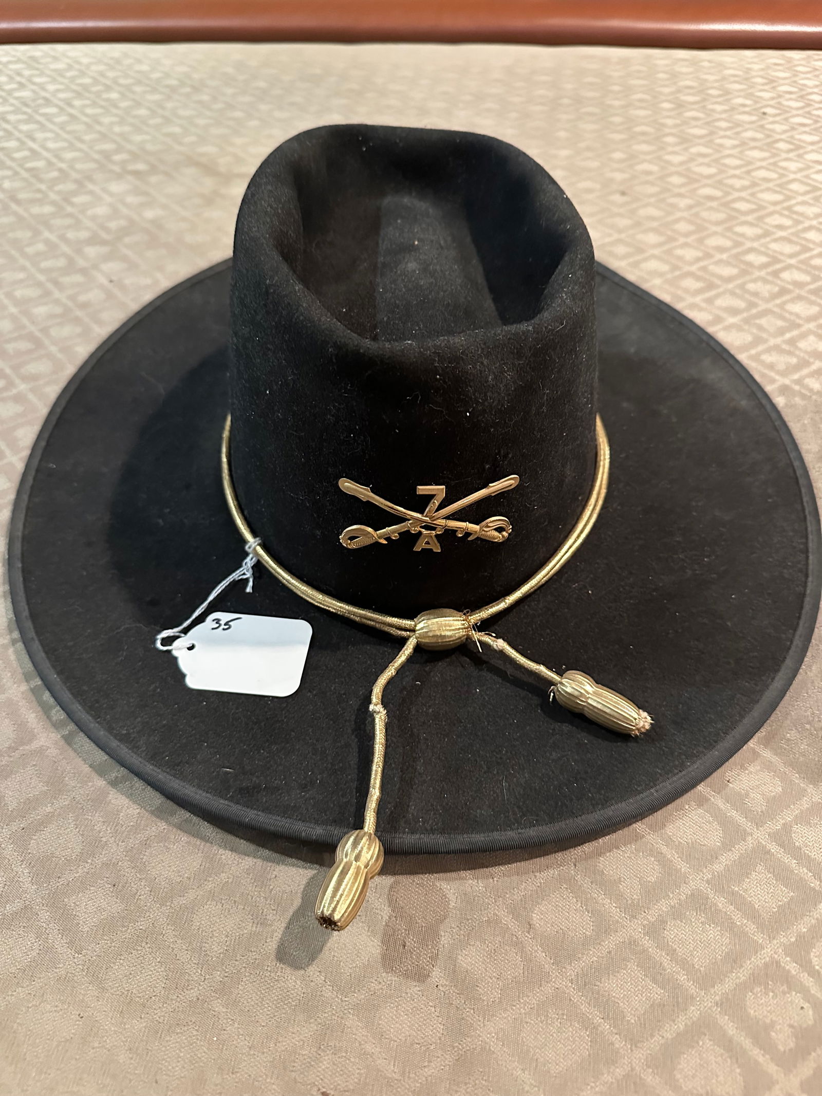 FRANK BURGESS SIZE 7 3/8 CAVALRY HAT (1 of 5)