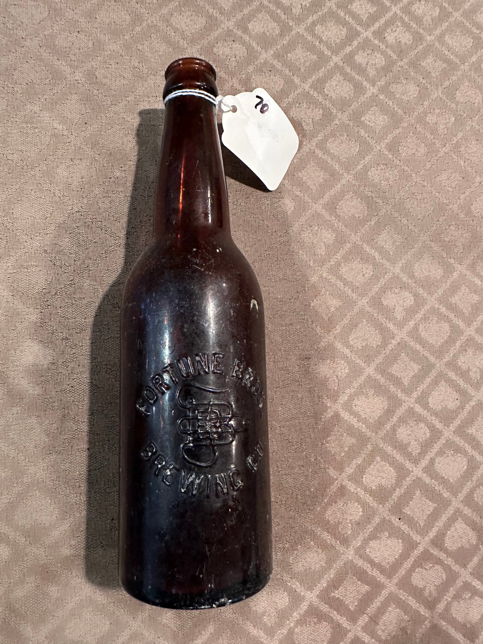 FORTUNE BROTHERS BREWING BOTTLE: AS SHOWN IF YOU HAVE ANY QUESTIONS PLEASE ASK